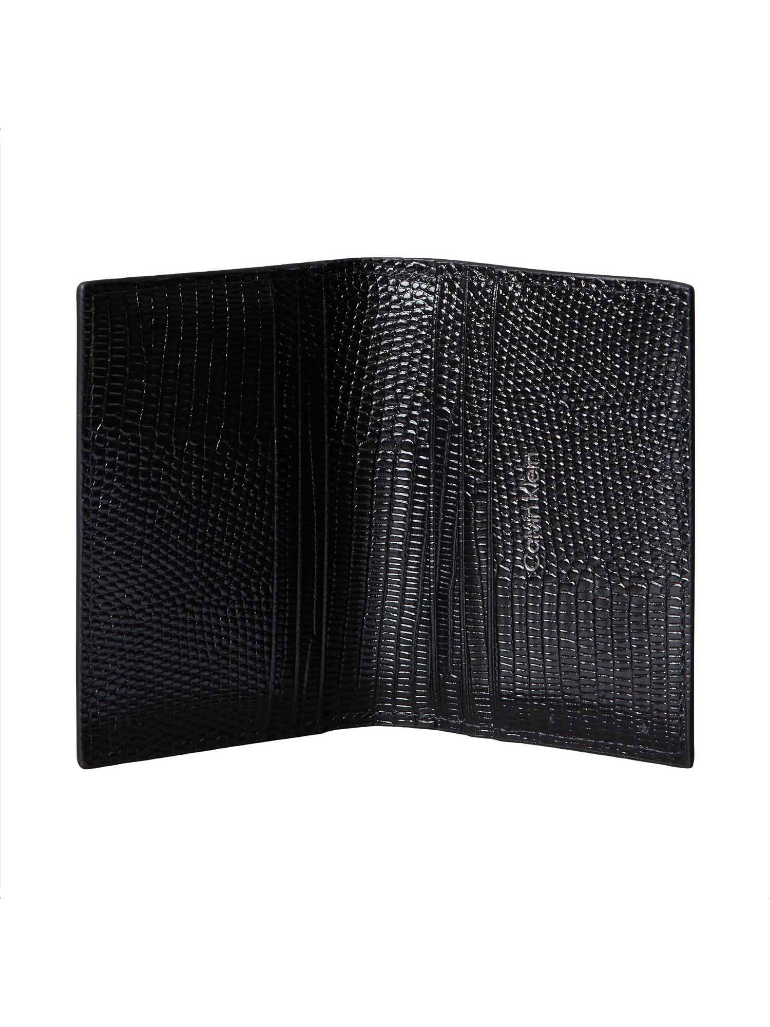 PORTAFOGLI NERO CALVIN KLEIN EMBOSS BILLFOLD DA UOMO - immagine 4