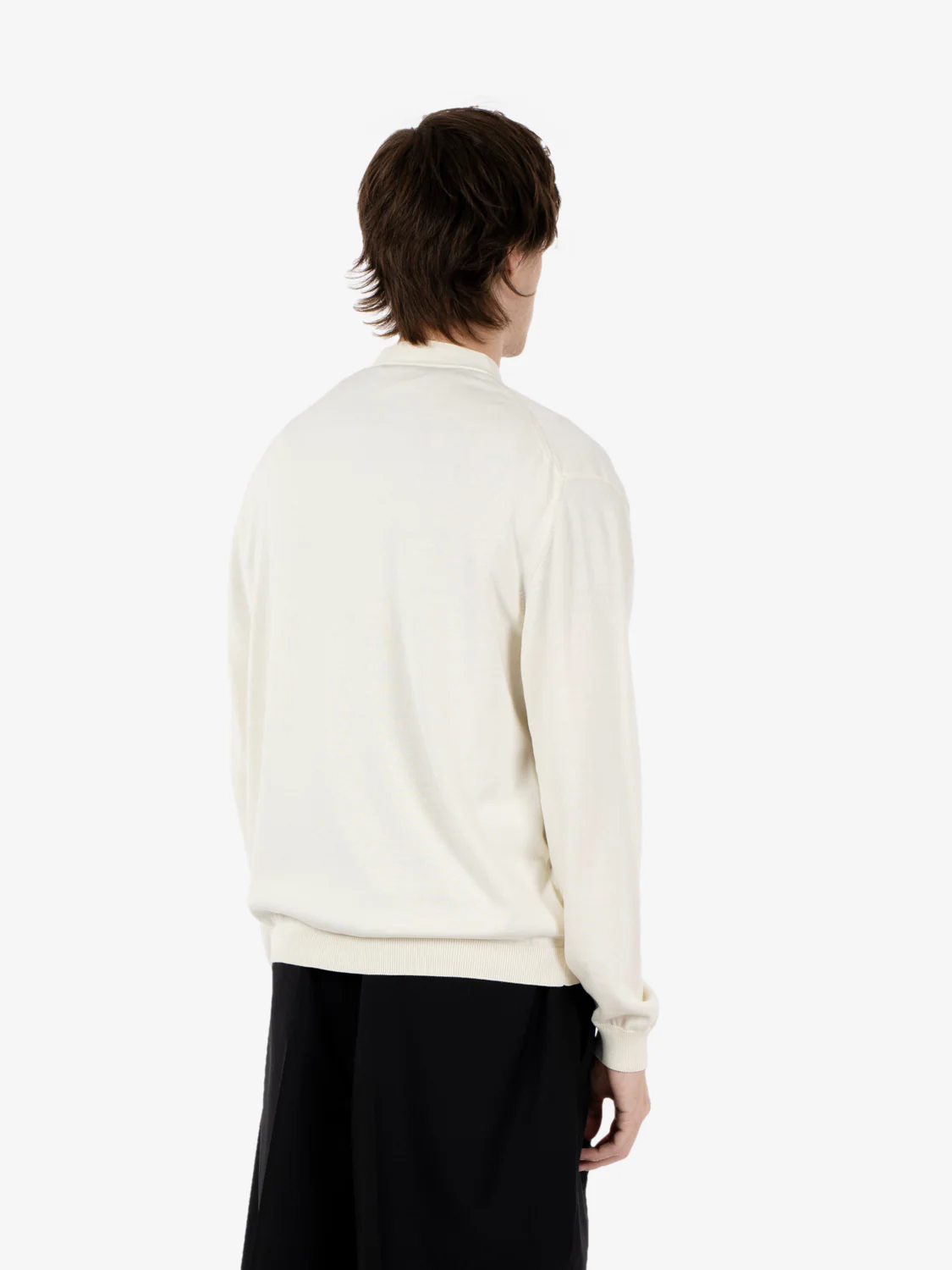 Cardigan in cotone ecru - immagine 4